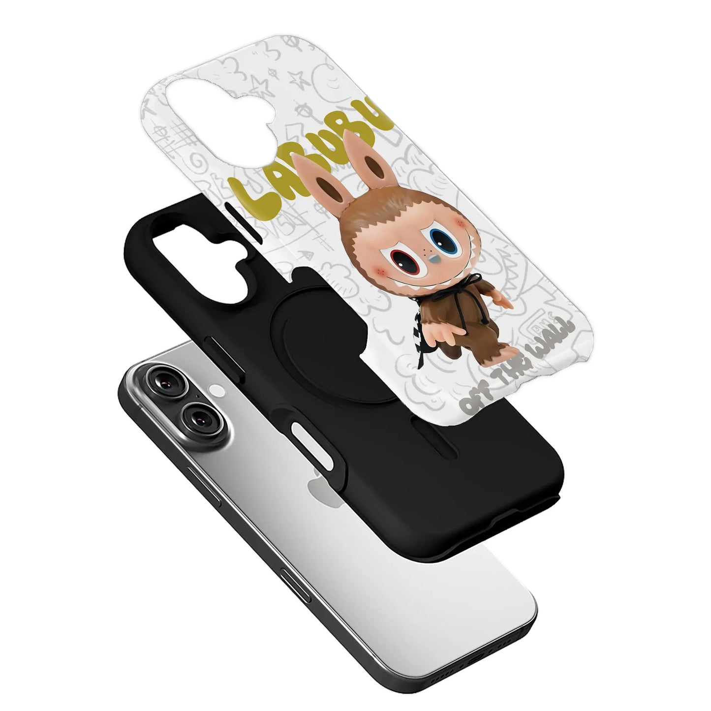Cute Cartoon Character Phone Case - Labubu Design