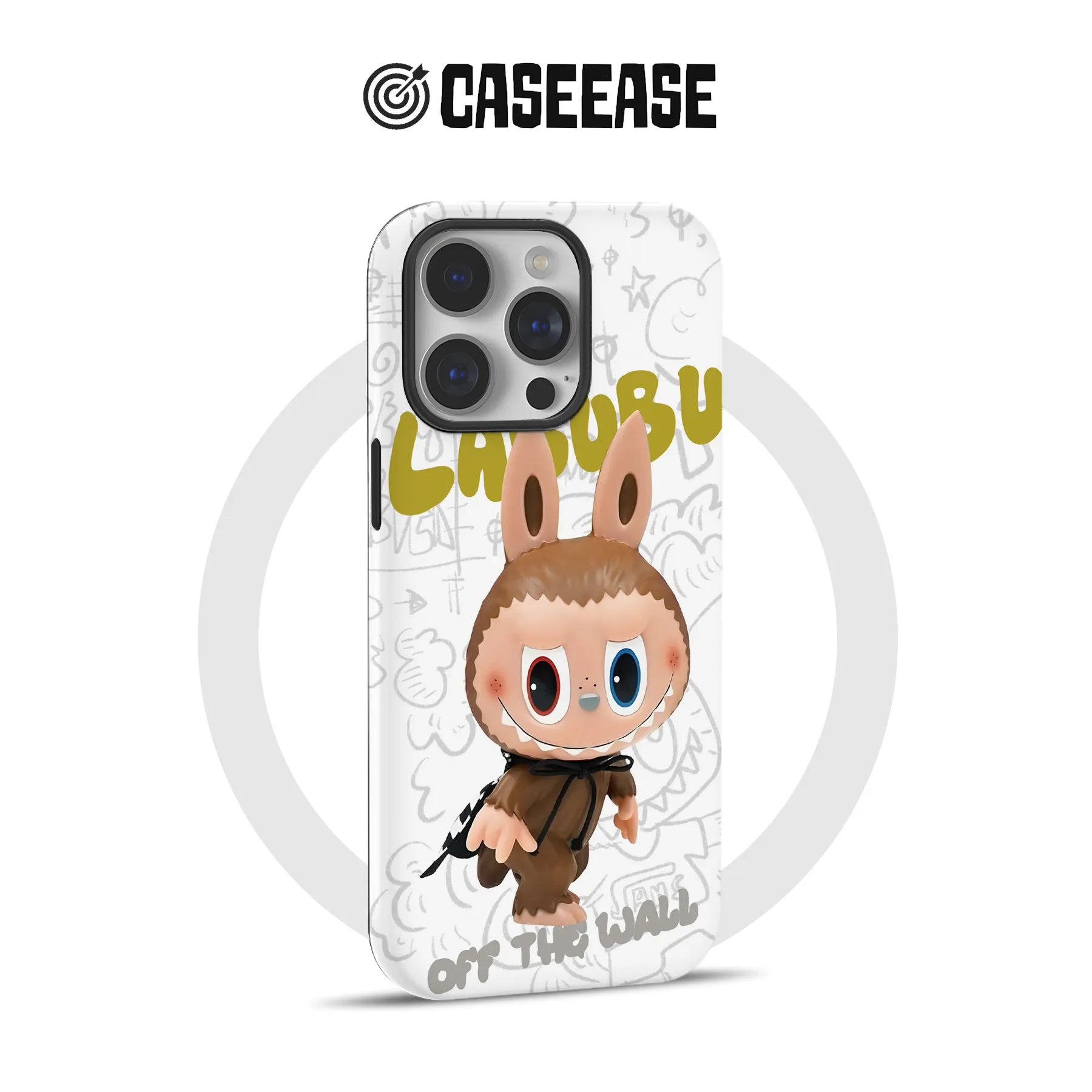 Cute Cartoon Character Phone Case - Labubu Design