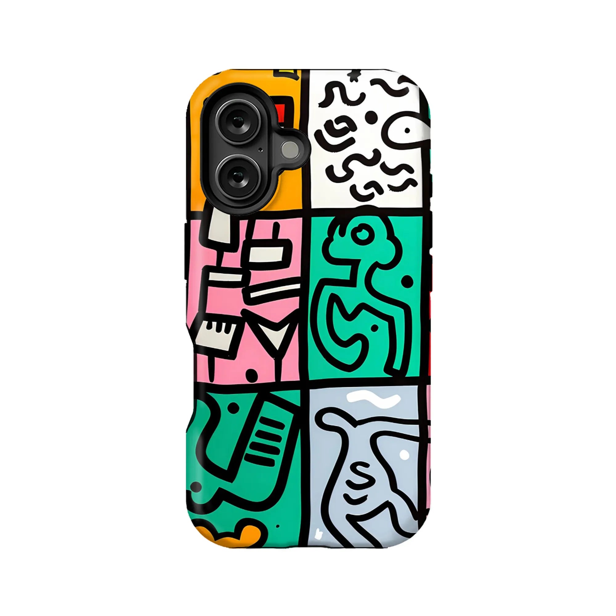 Artistic Collage Phone Case for iPhone