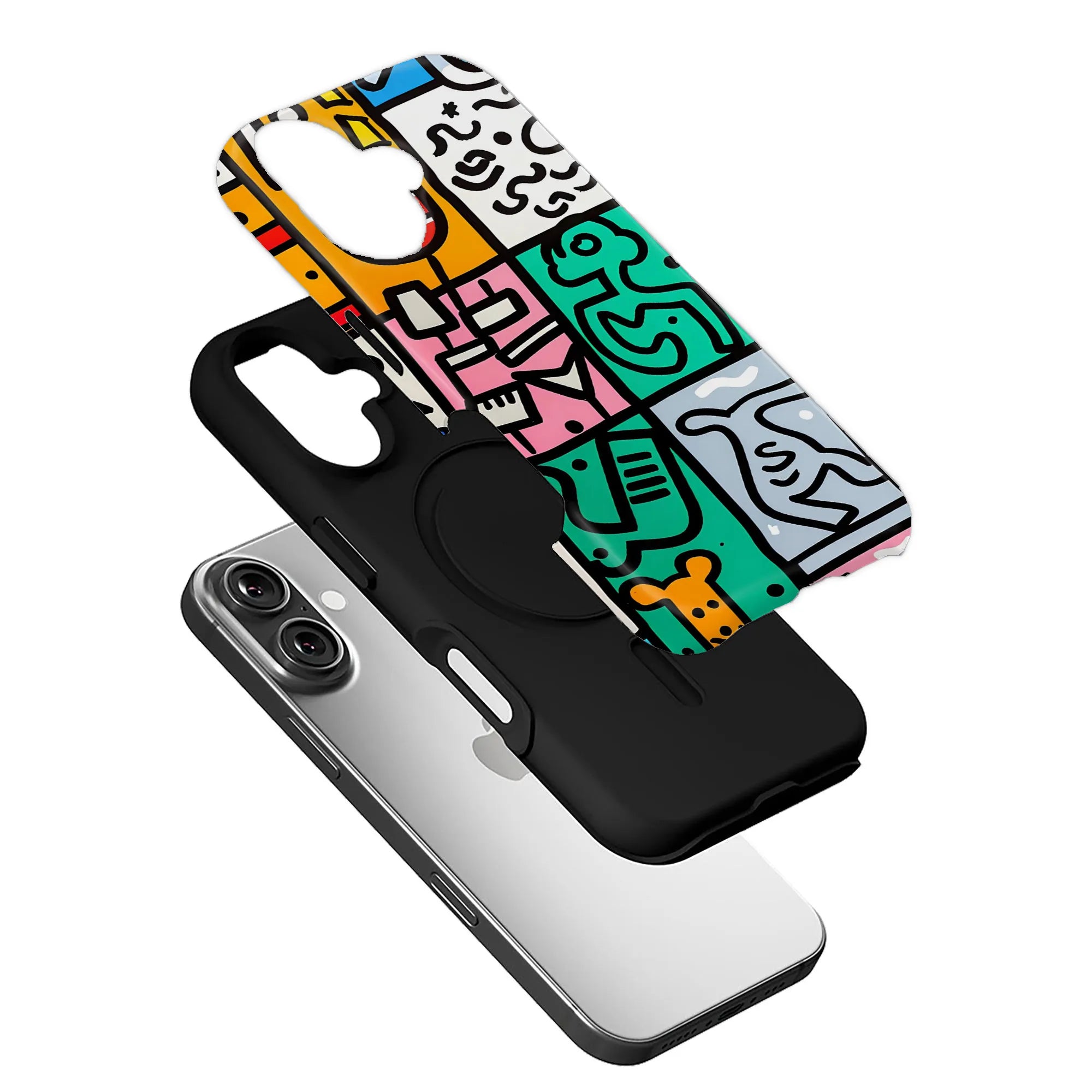 Artistic Collage Phone Case for iPhone