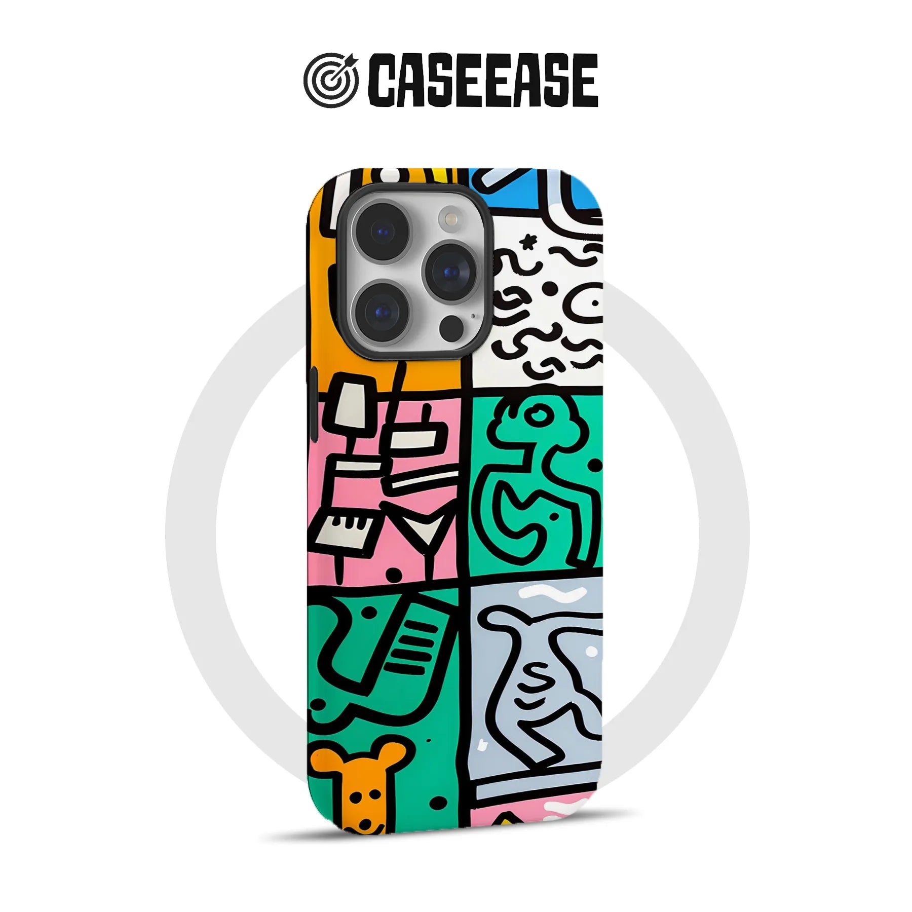 Artistic Collage Phone Case for iPhone