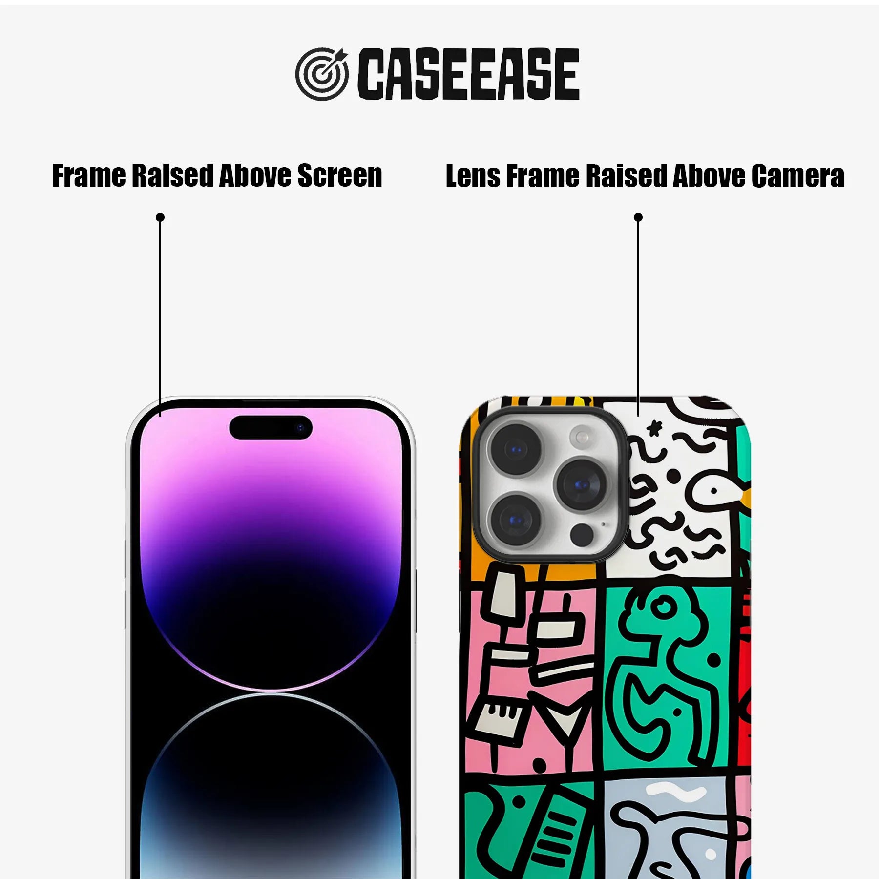 Artistic Collage Phone Case for iPhone