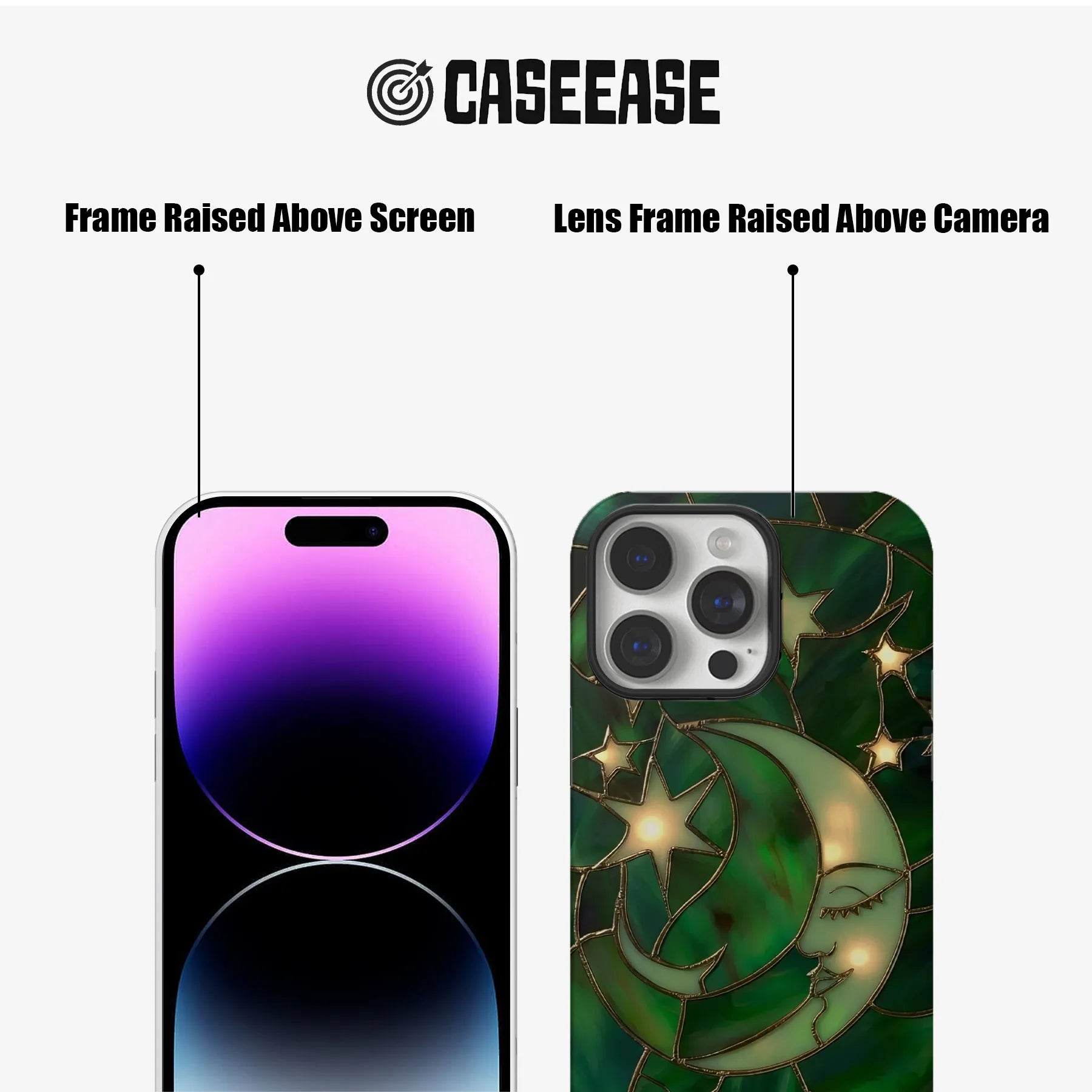 Moon and Stars Phone Case