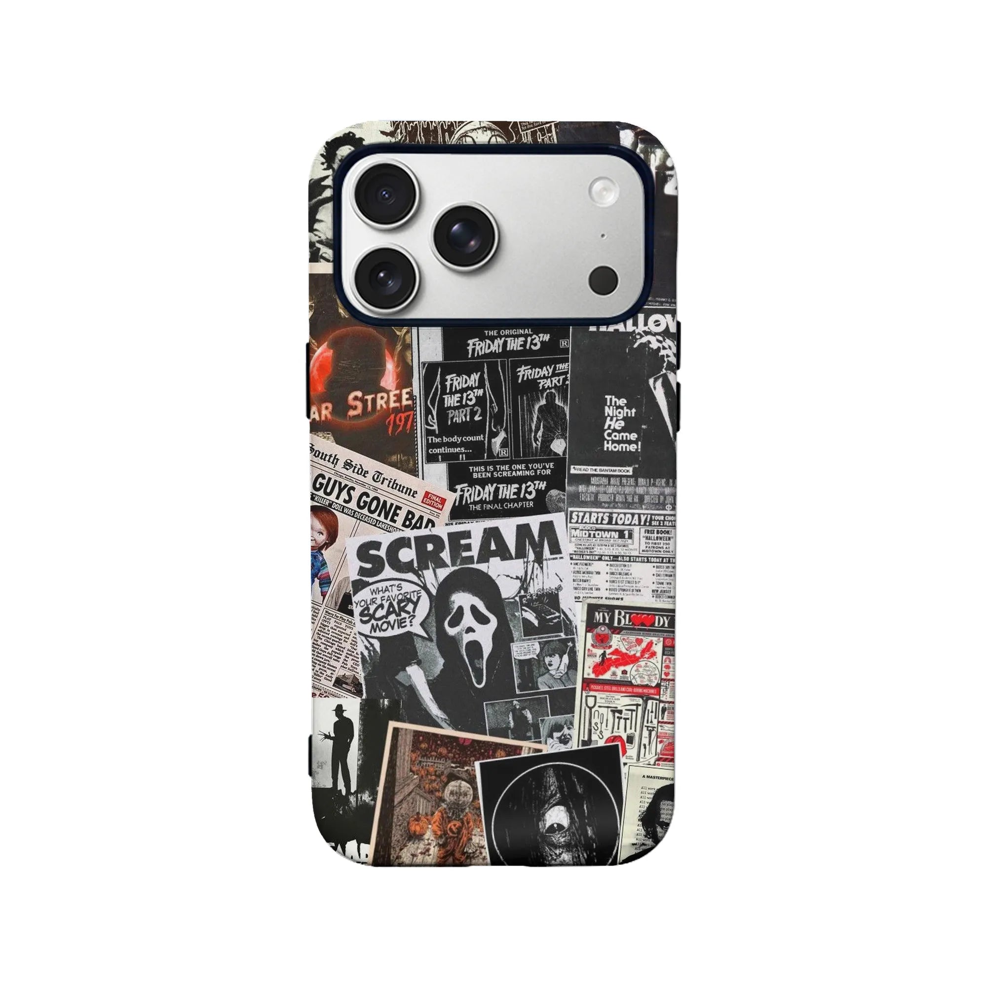 Horror Movie Collage Phone Case