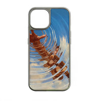 Holographic Chrome Phone Case for iPhone 14 Pro - Rainbow Mirror Finish & Metallic