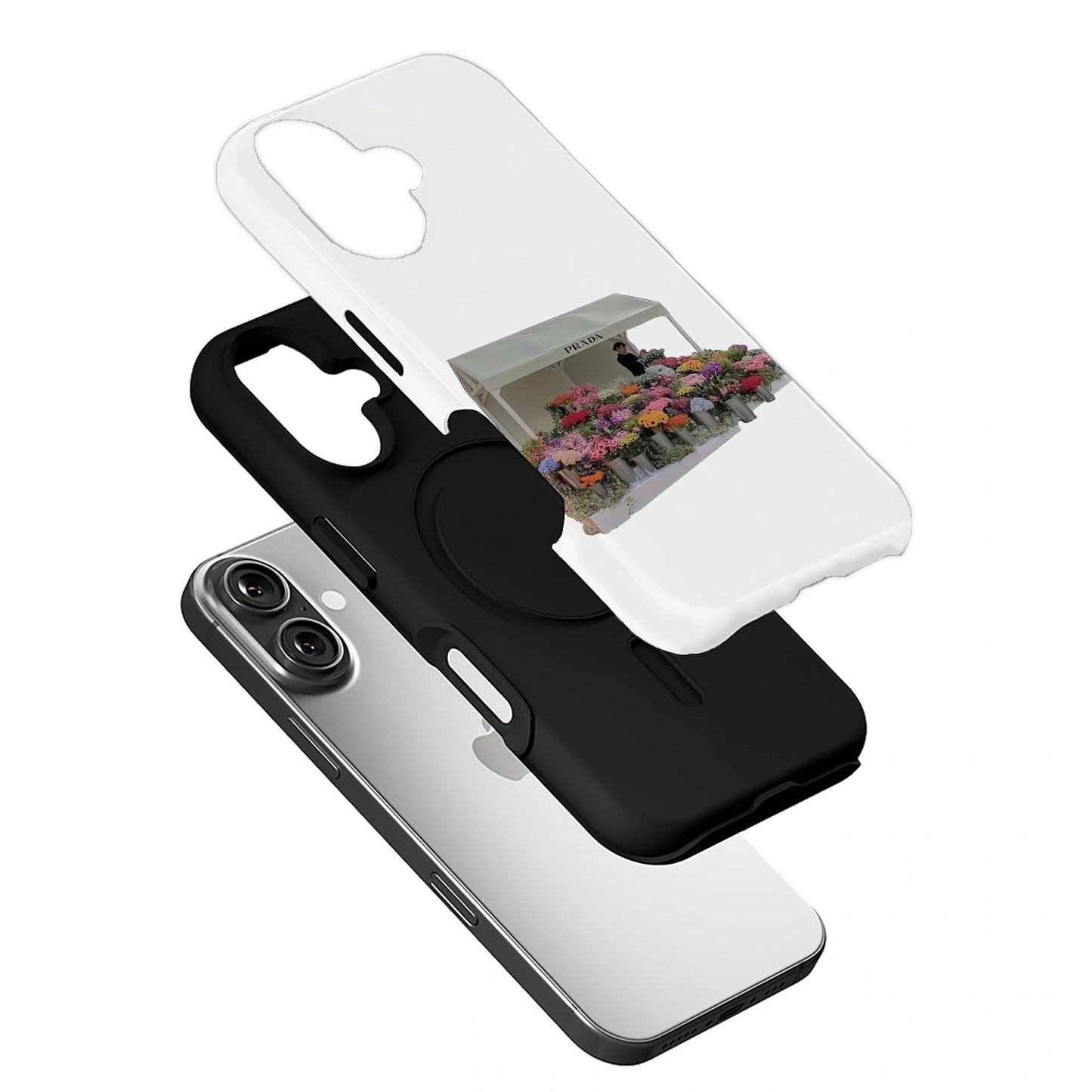 Luxury Floral Market Phone Case – Chic Designer Style