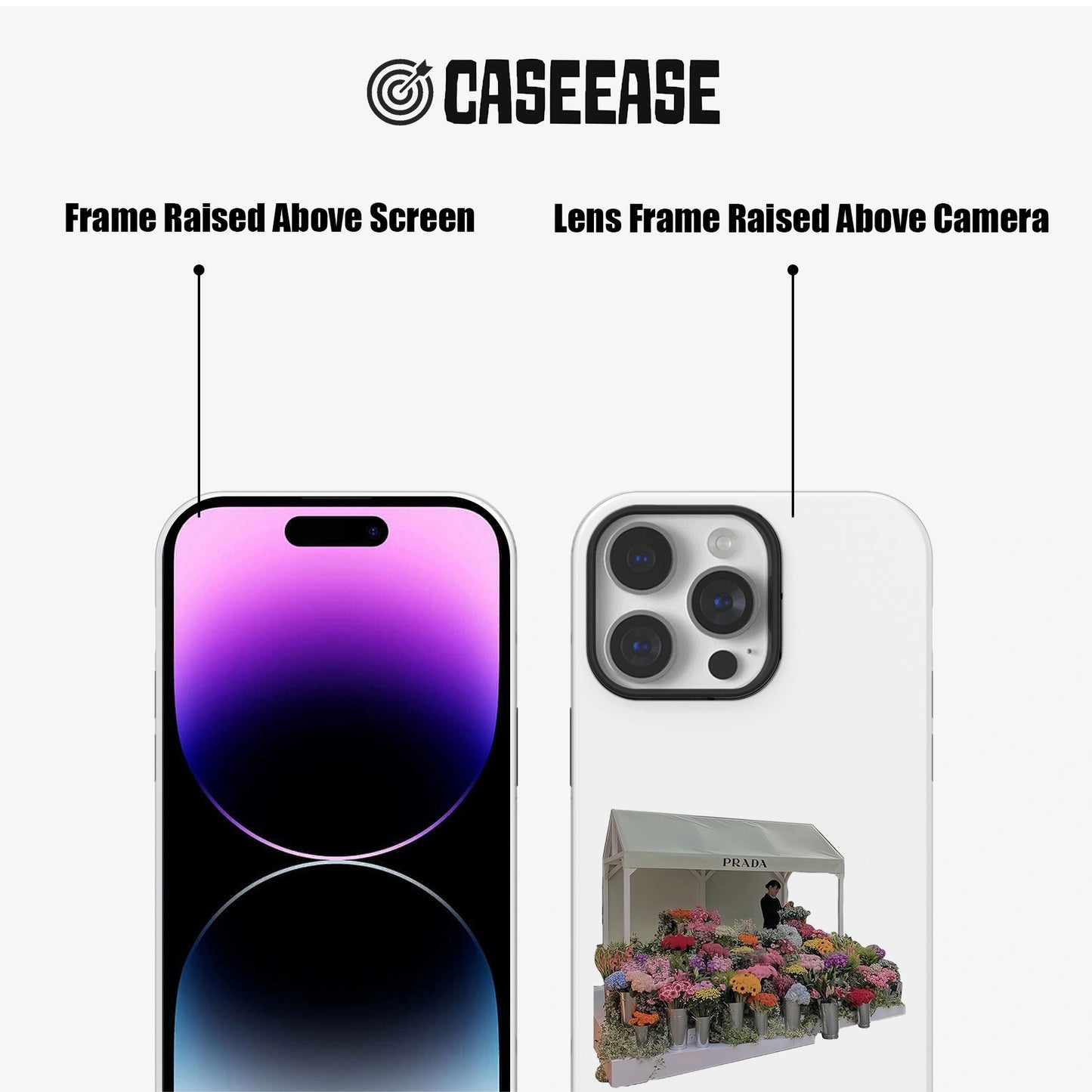 Luxury Floral Market Phone Case – Chic Designer Style