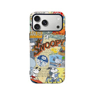 Funda para teléfono con el cómic de Snoopy y Peanuts