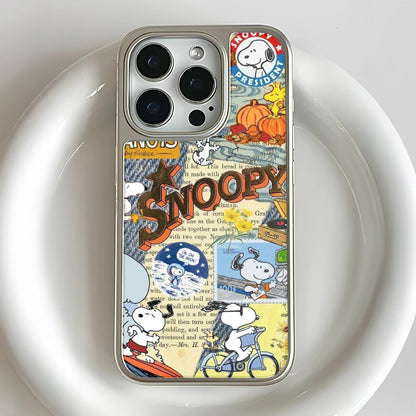 Snoopy Collage Phone Case - Vintage Comic Design