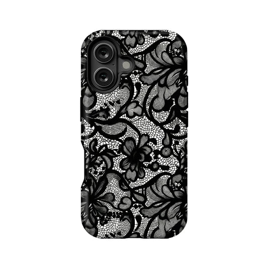 Elegant Black Lace Phone Case
