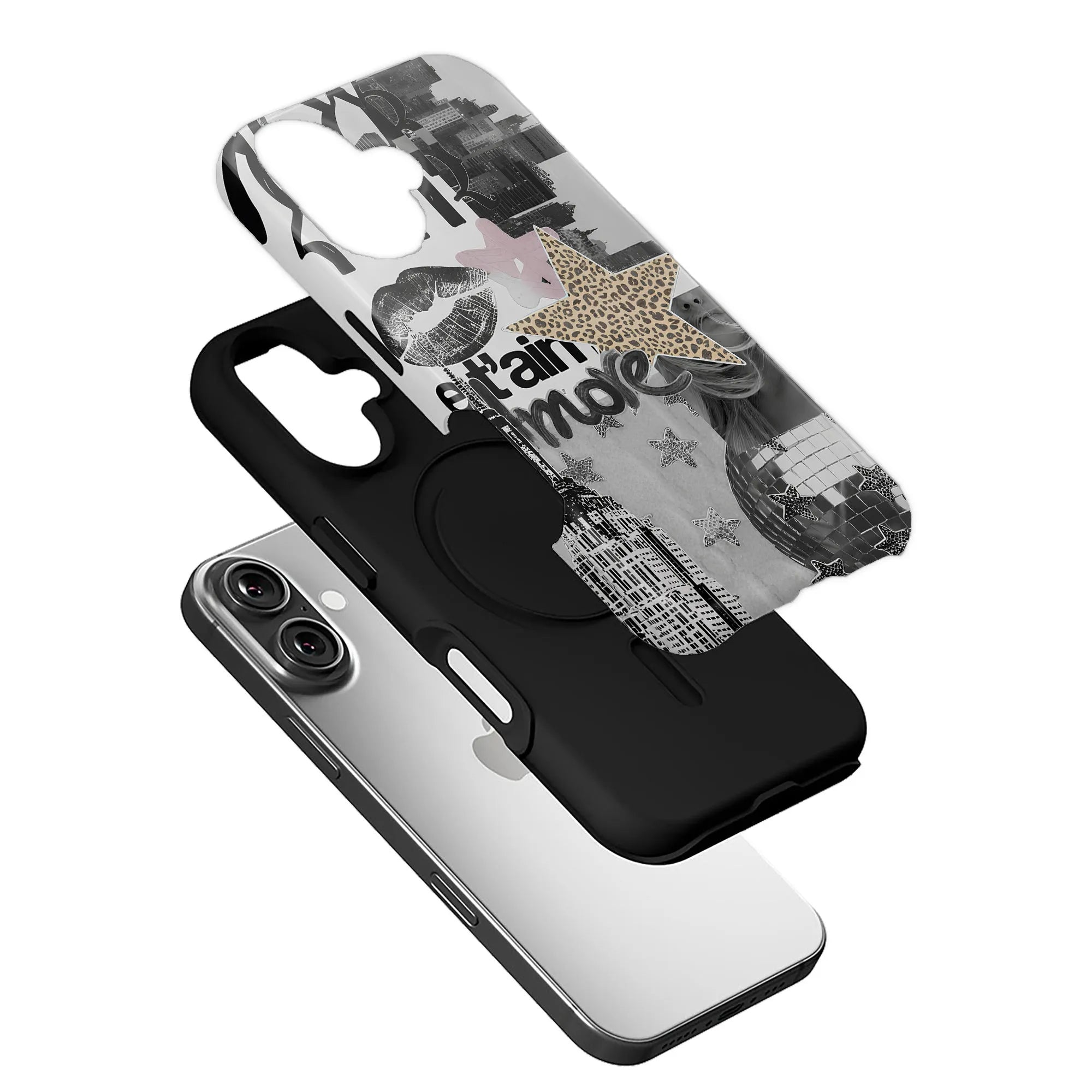 Retro Chic Collage IPhone 16 phone case