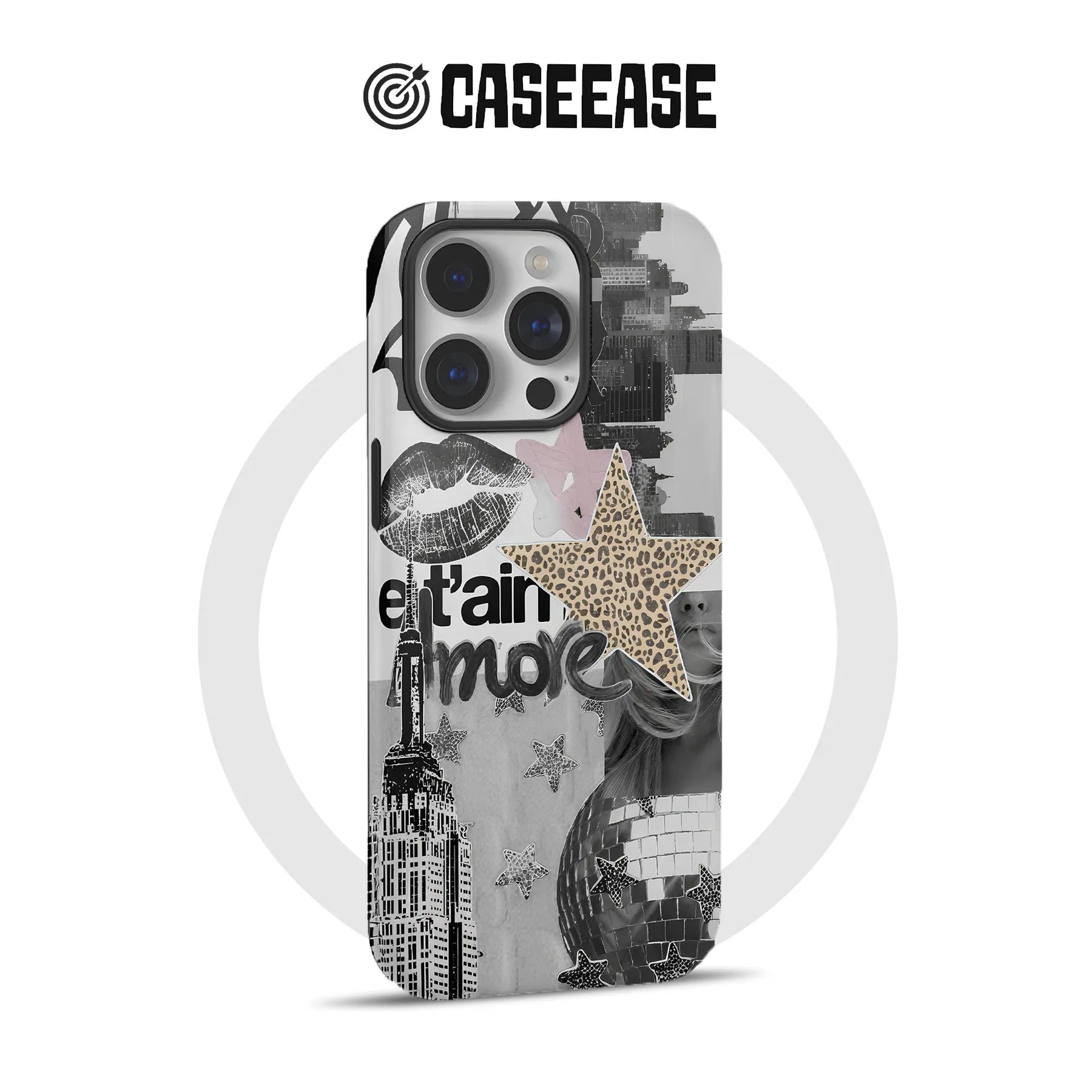 Retro Chic Collage IPhone 16 phone case