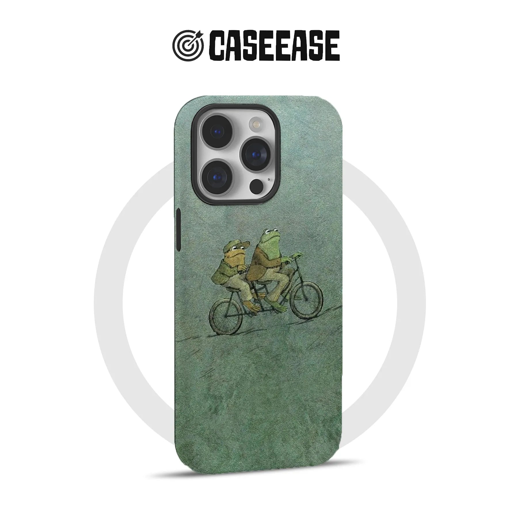 Playful Frog Bicycle Phone Case