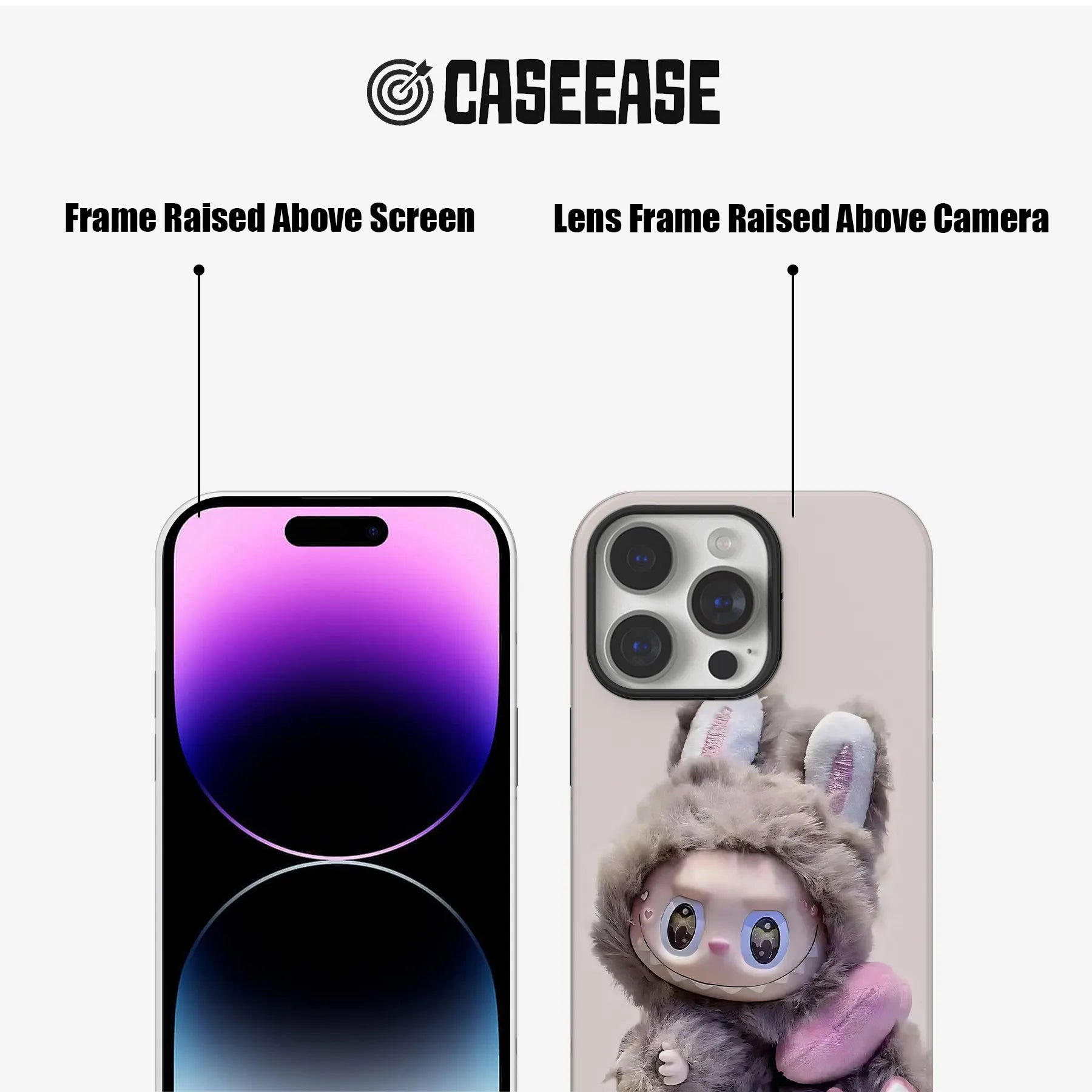 Cute Plush Bunny Phone Case