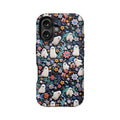 Whimsical Ghosts Floral Phone Case