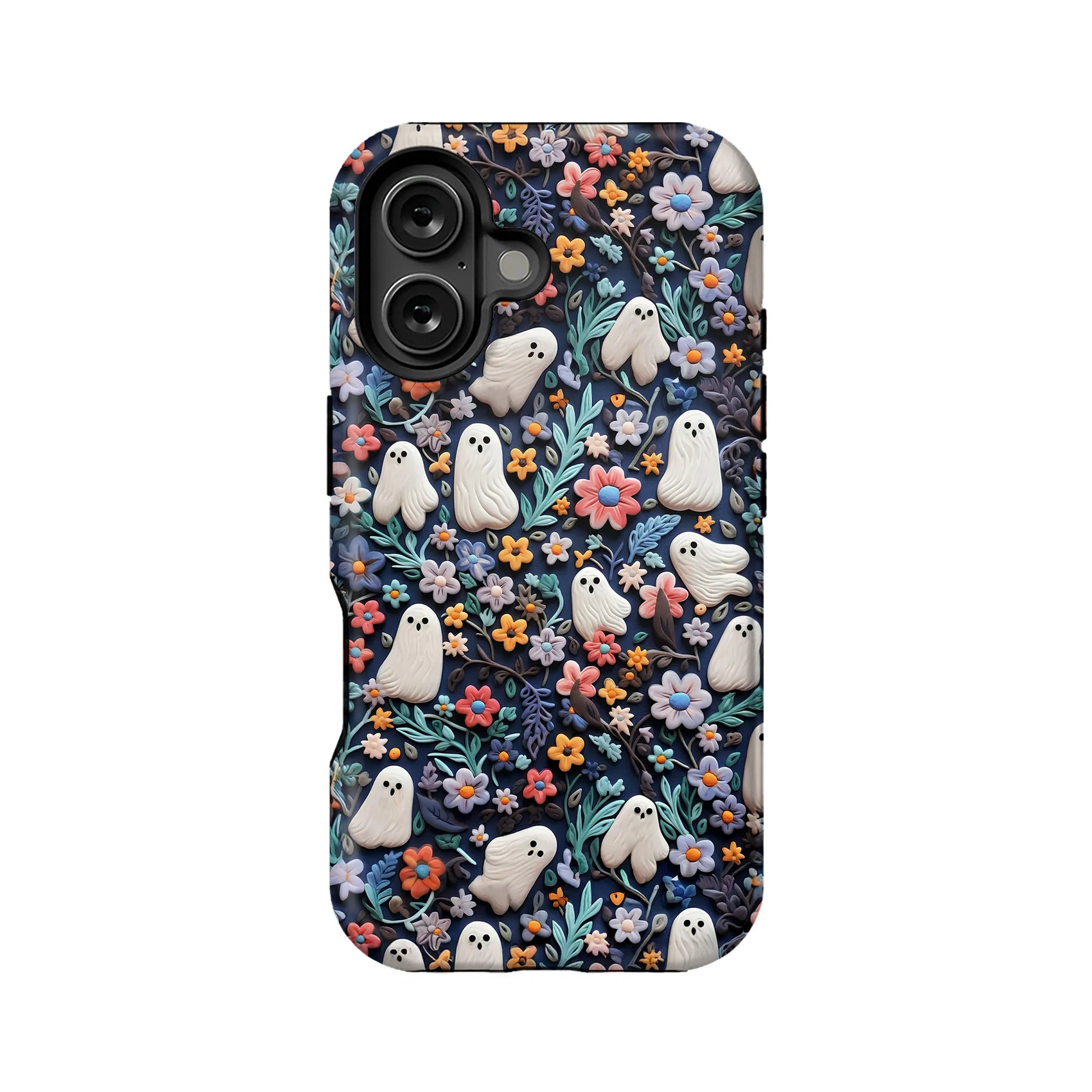 Whimsical Ghosts Floral iphone 16 phone case