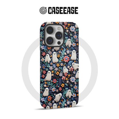 Whimsical Ghosts Floral iphone 16 phone case