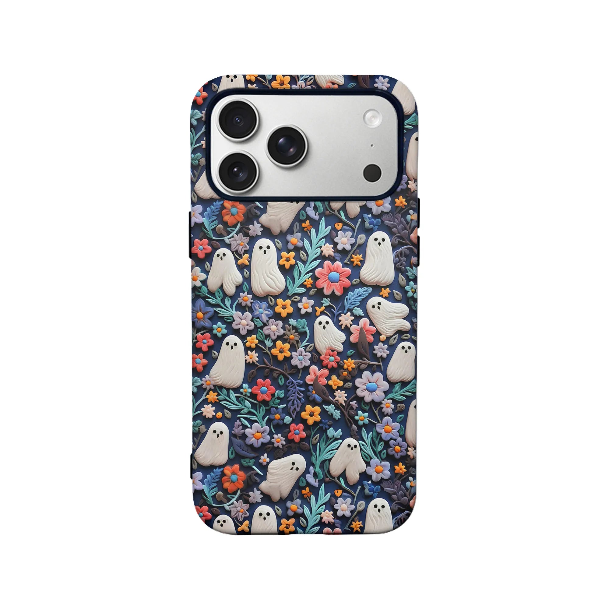 Whimsical Ghosts Floral Phone Case