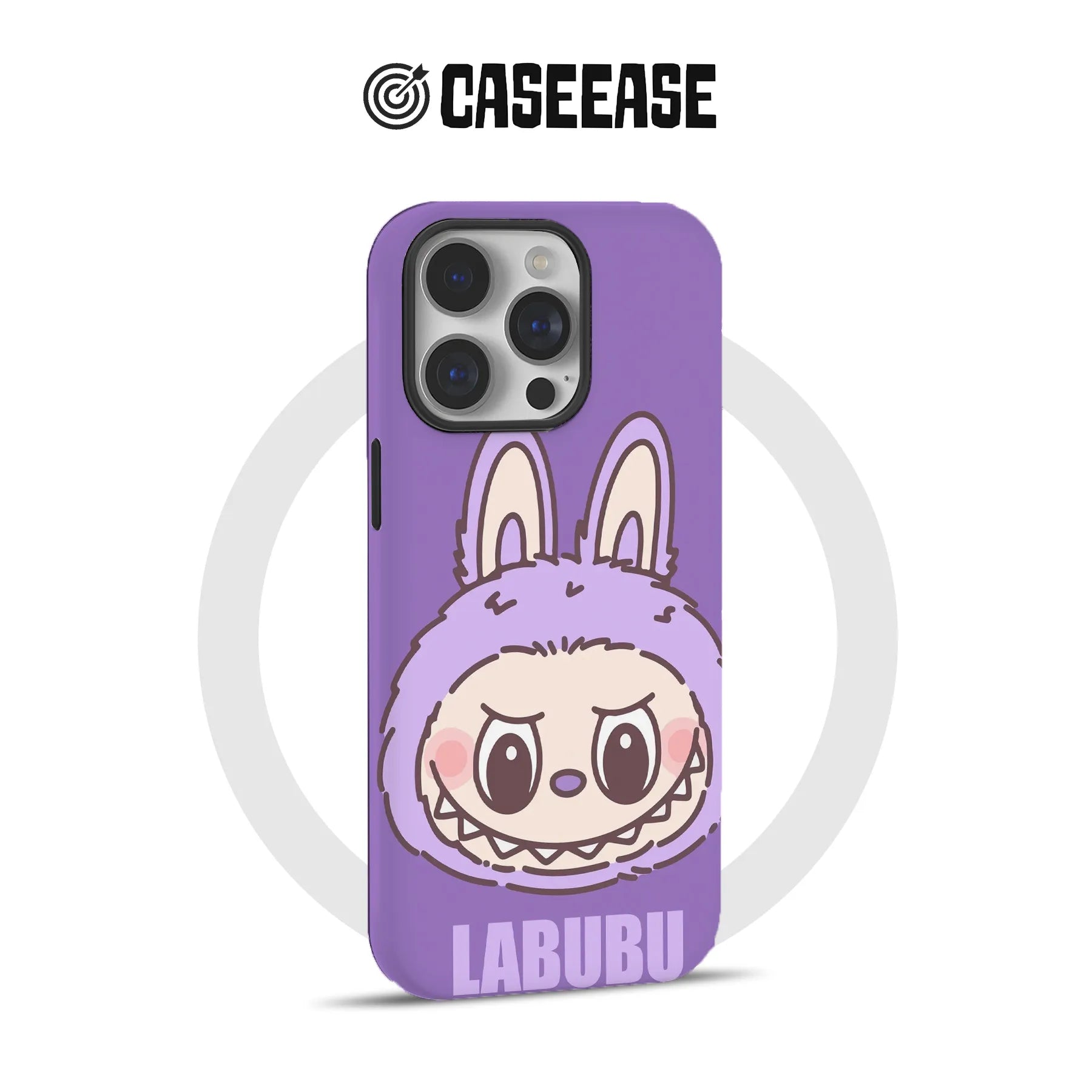 Labubu Cute Purple Bunny Phone Case