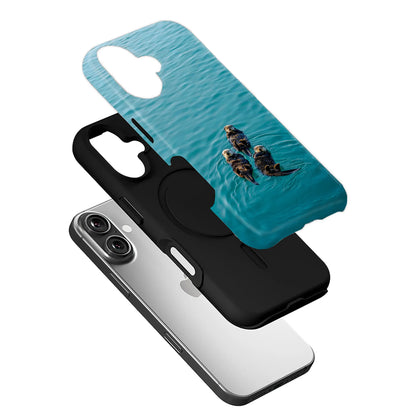 Otter Family Phone Case for Nature Lovers