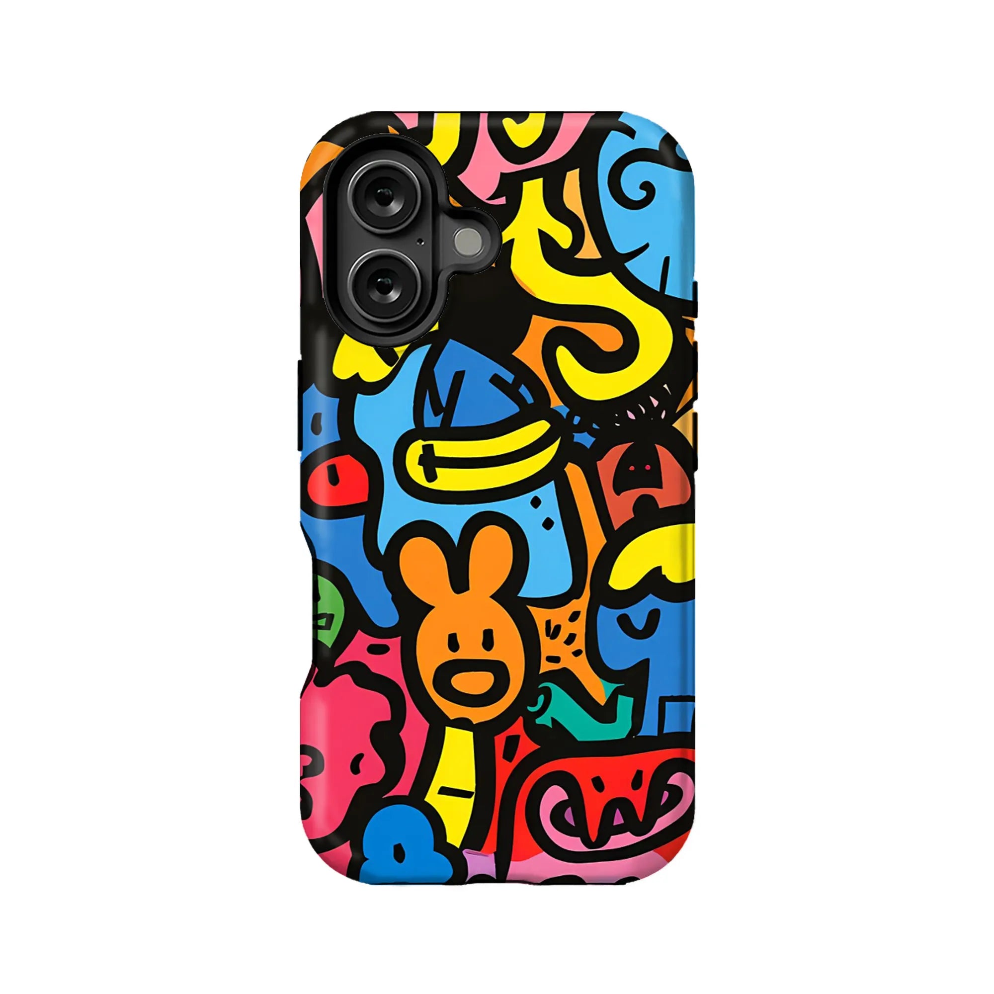 Colorful Cartoon Phone Case for Fun-Loving Individuals