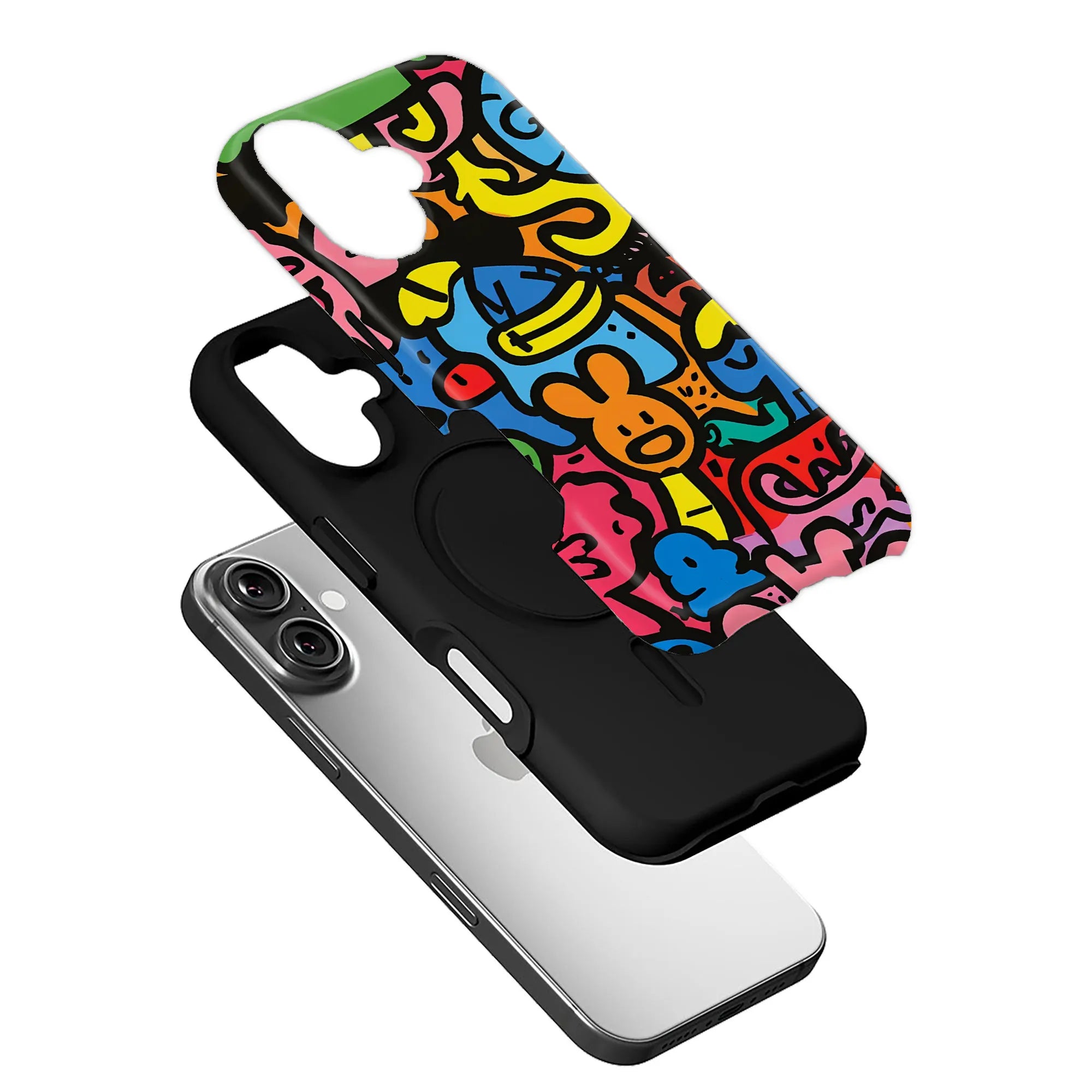 Colorful Cartoon Phone Case for Fun-Loving Individuals