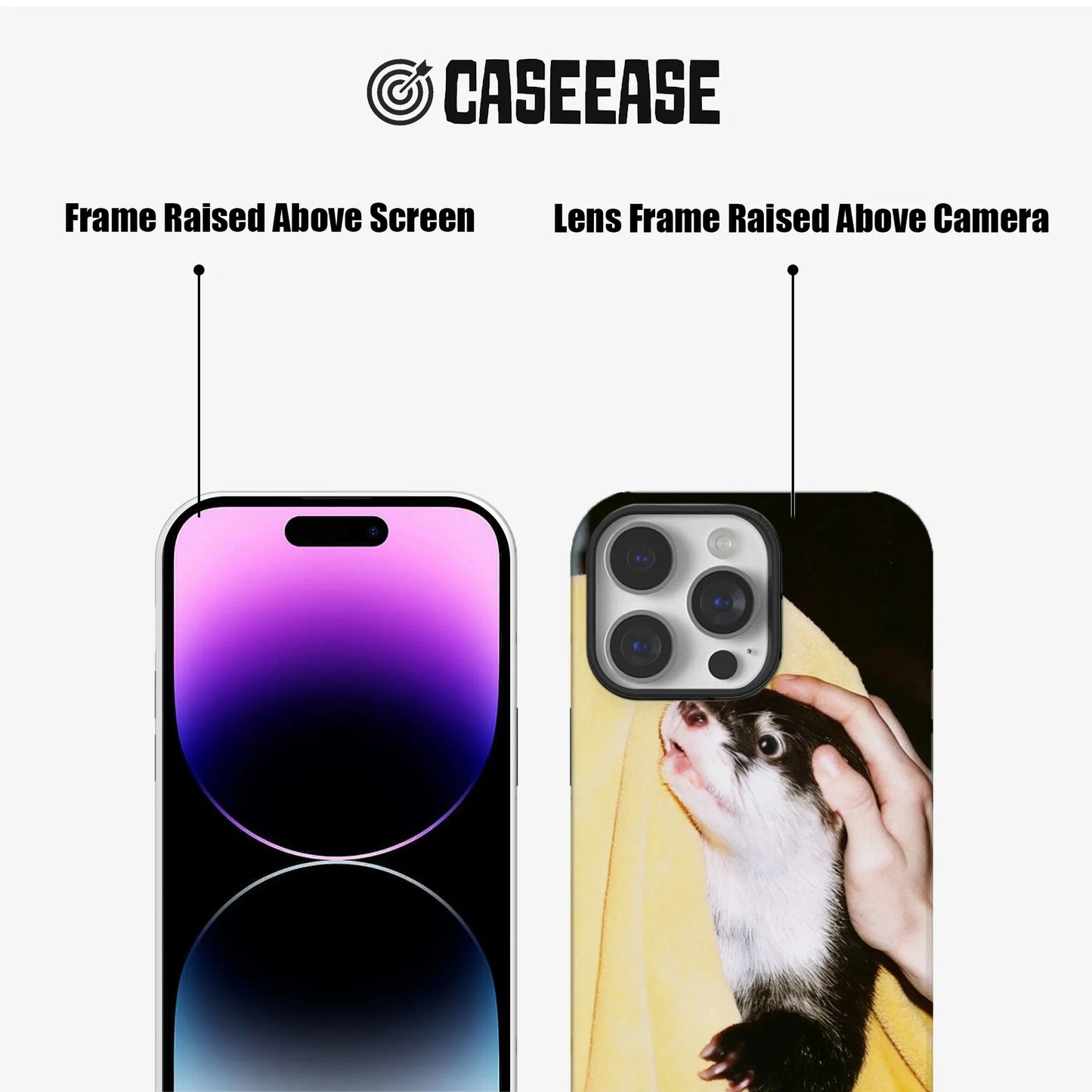 Cute Ferret Phone Case - Adorable Animal Design