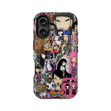 Funda para teléfono con dibujos animados vibrantes