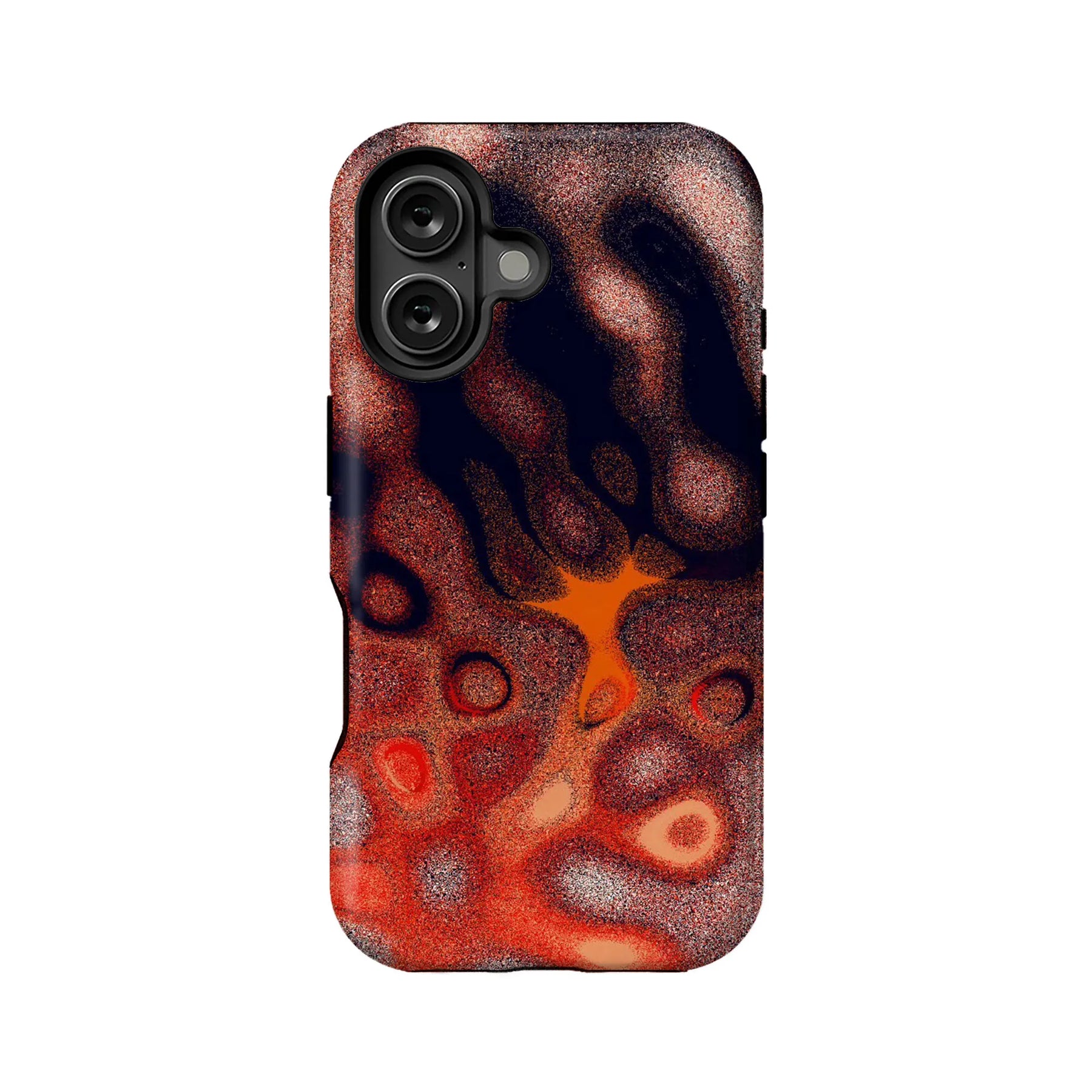Funda para teléfono con diseño de remolino artístico para un estilo moderno