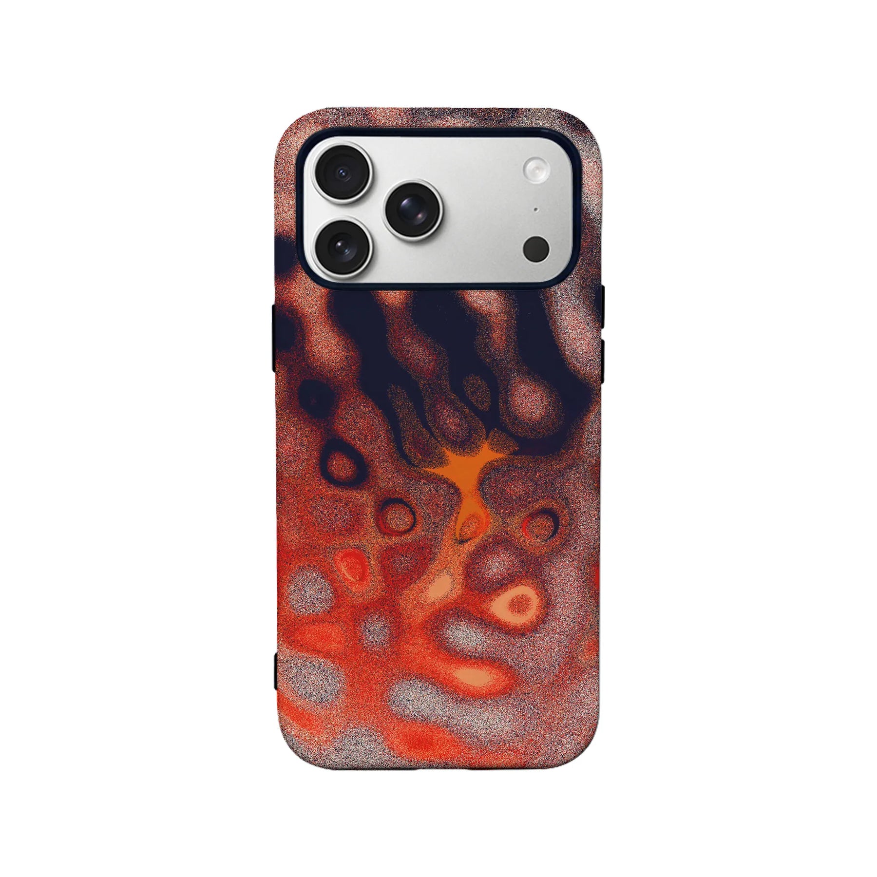 Funda para teléfono con diseño de remolino artístico para un estilo moderno