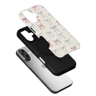 Funda para teléfono con elegante diseño de lazo