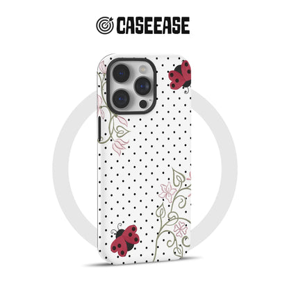 Ladybug Floral Pattern Phone Case