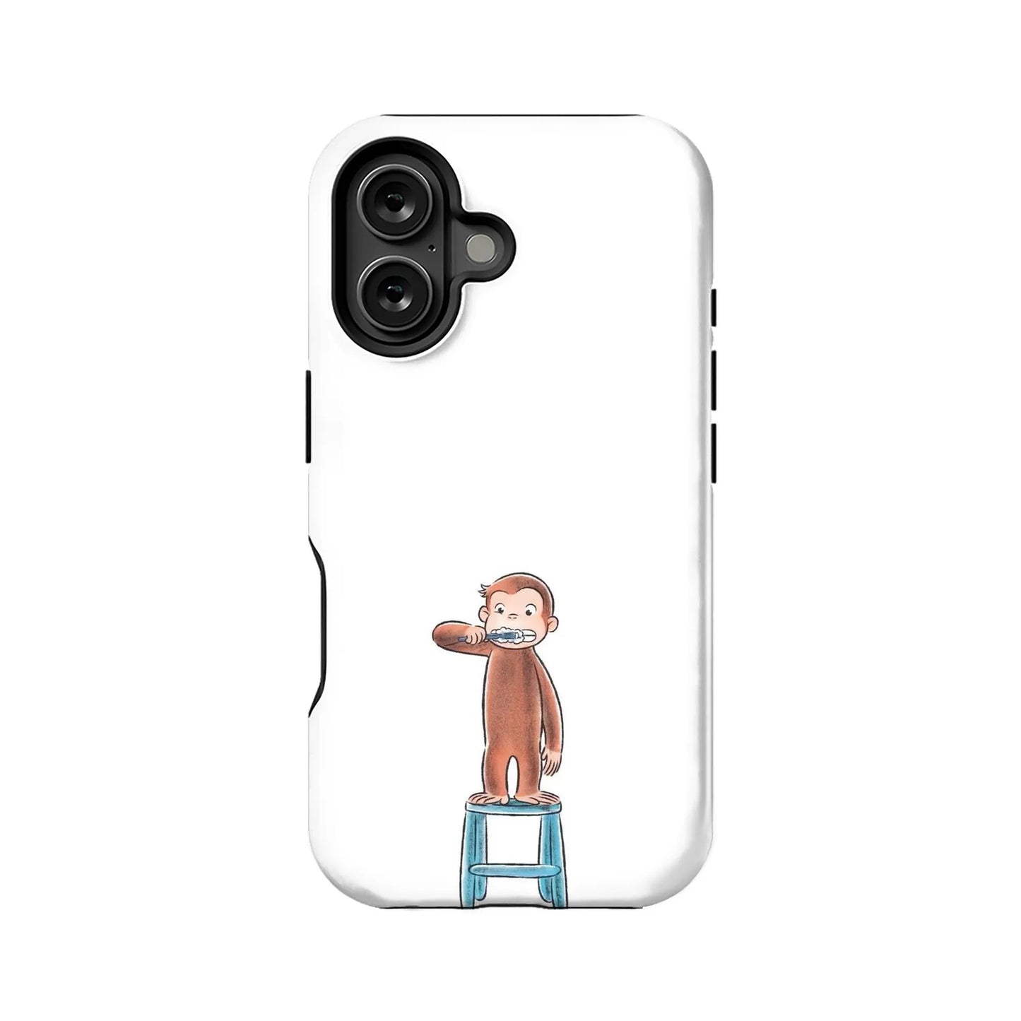 Curious George Brushing Teeth Phone Case