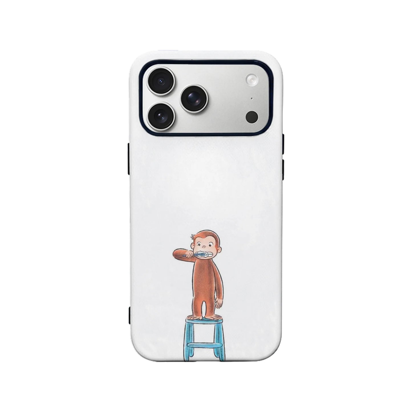 Curious George Brushing Teeth Phone Case