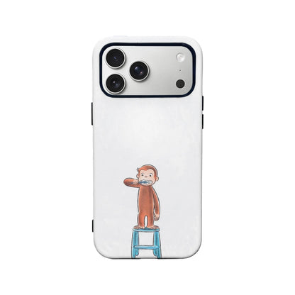 Curious George Brushing Teeth Phone Case