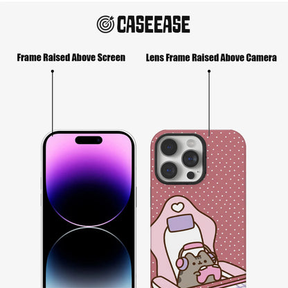 Cute Gaming Cat Phone Case for Gamers