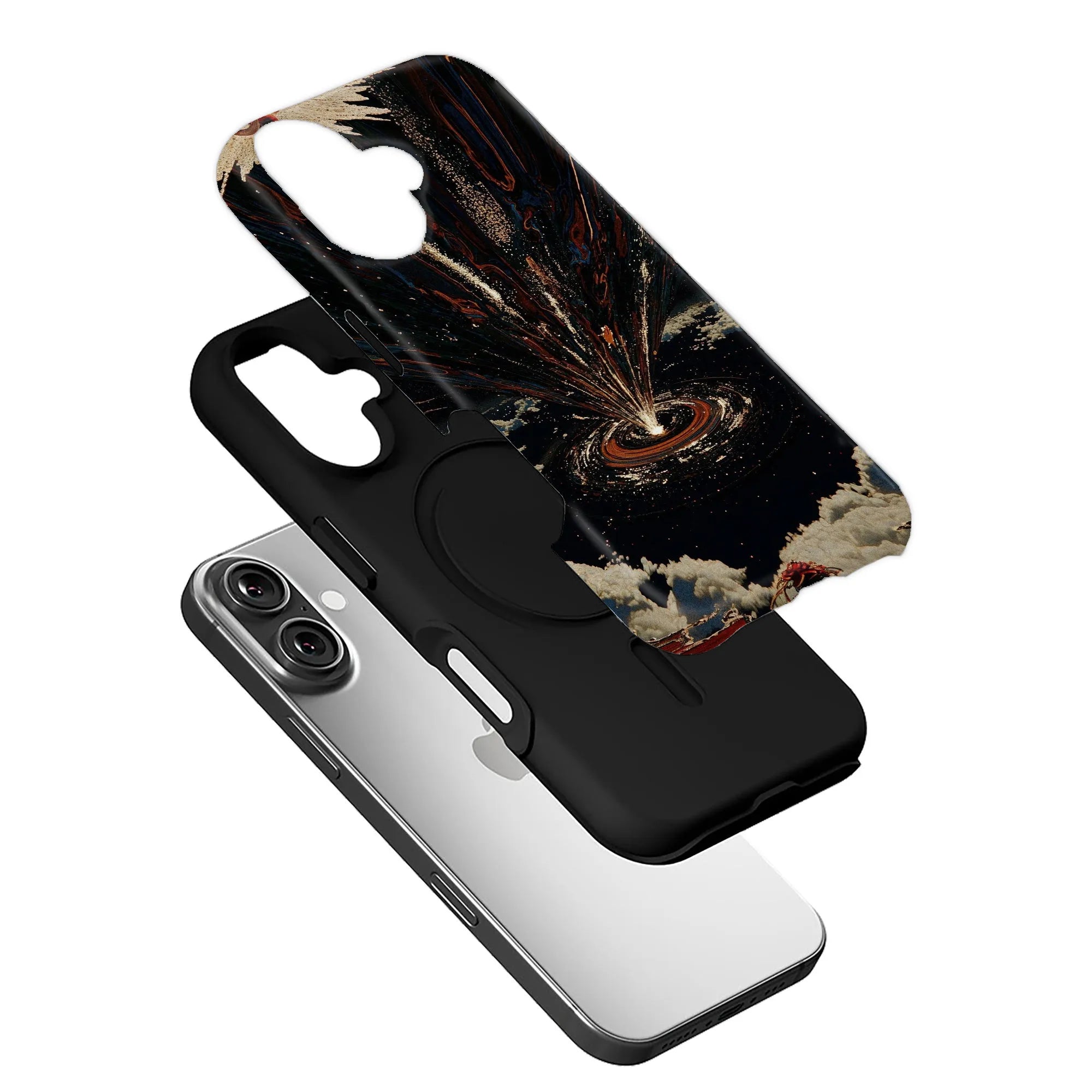 우주 폭발 폰 케이스