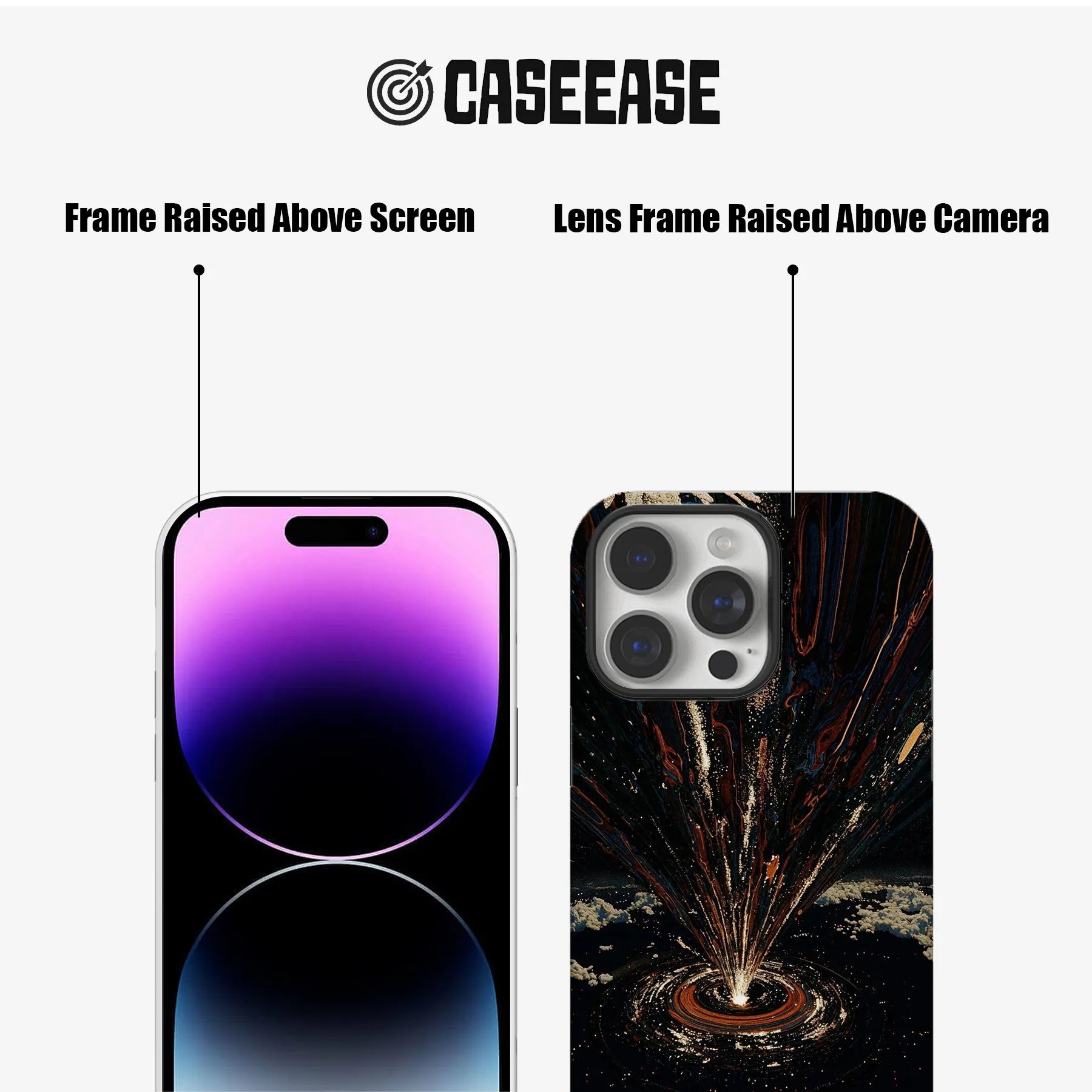 우주 폭발 폰 케이스