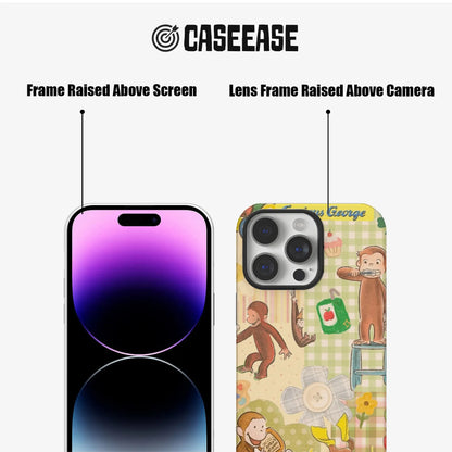 Curious George Fun Illustration Phone Case