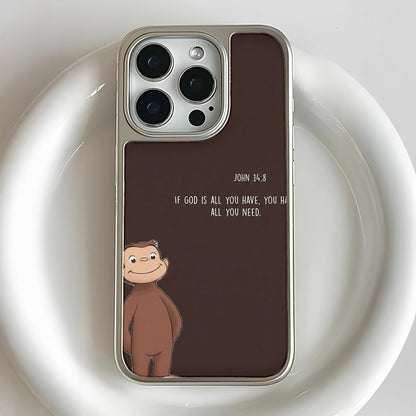 Cute Monkey Phone Case - Inspirational Design & Durable Protection