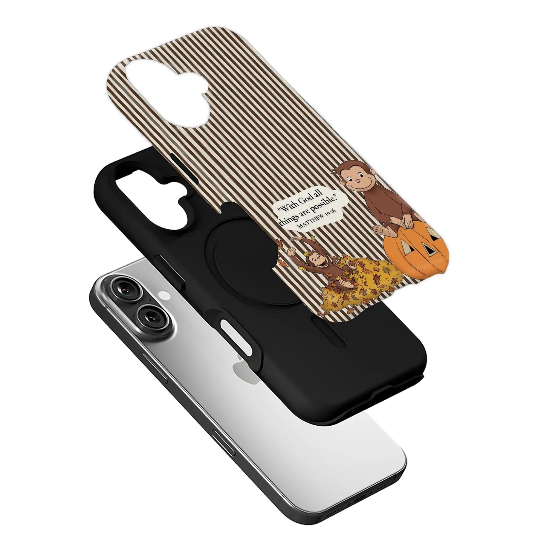 Funda para teléfono Curious Monkey Fall