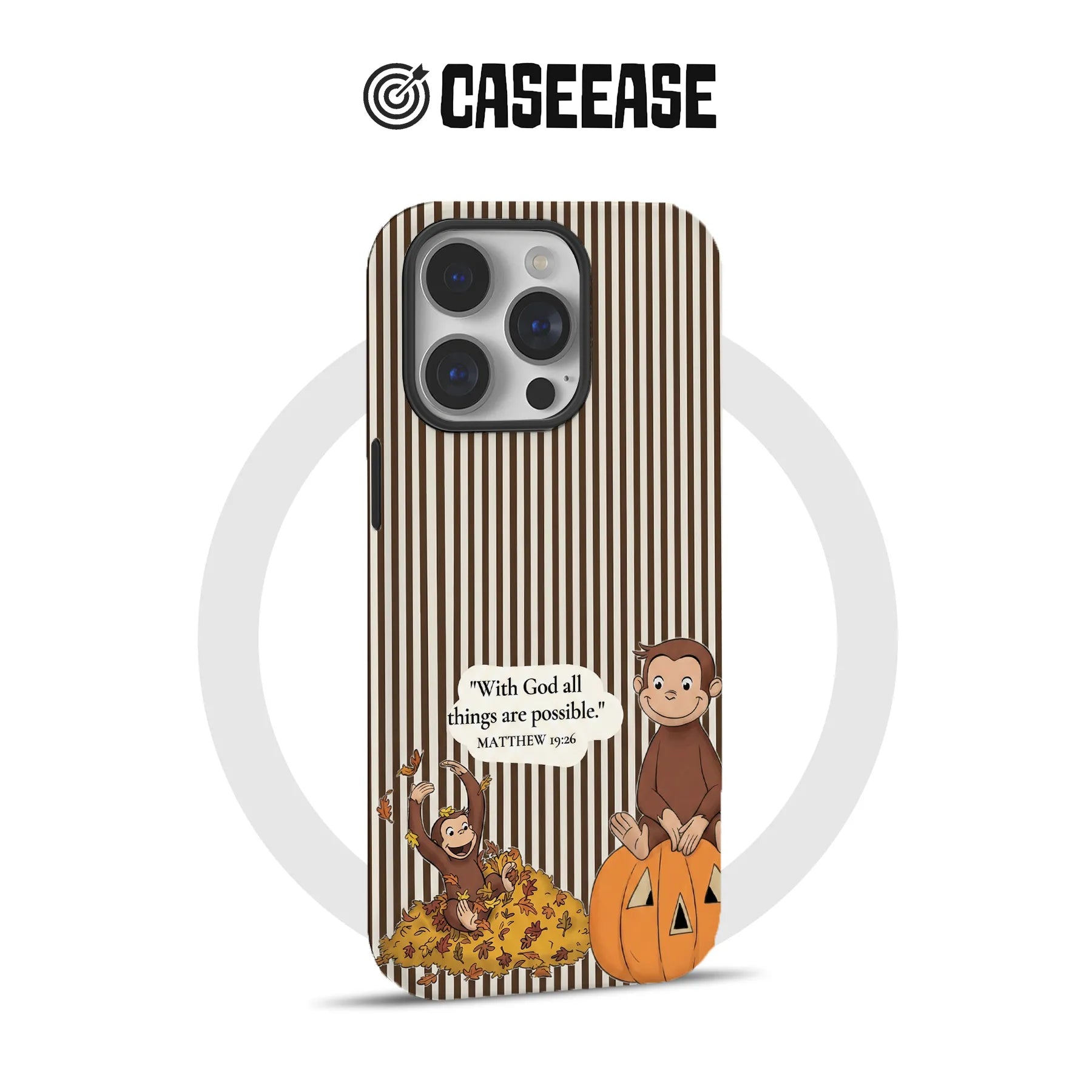 Funda para teléfono Curious Monkey Fall