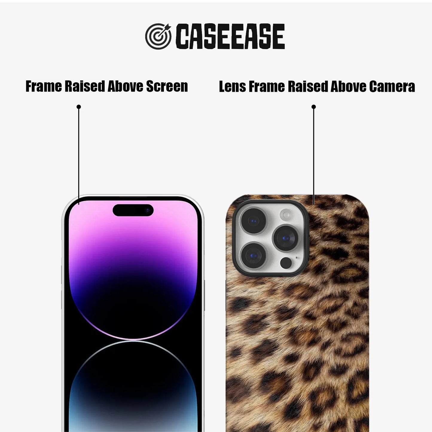 Stylish Leopard Print Phone Case