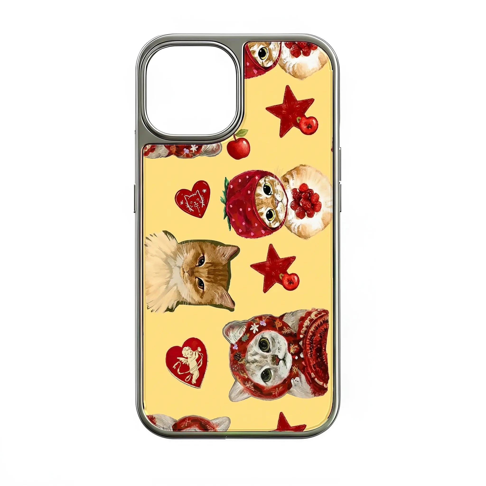 Funda para teléfono con diseño de gato caprichoso - Ilustraciones de gatos adorables