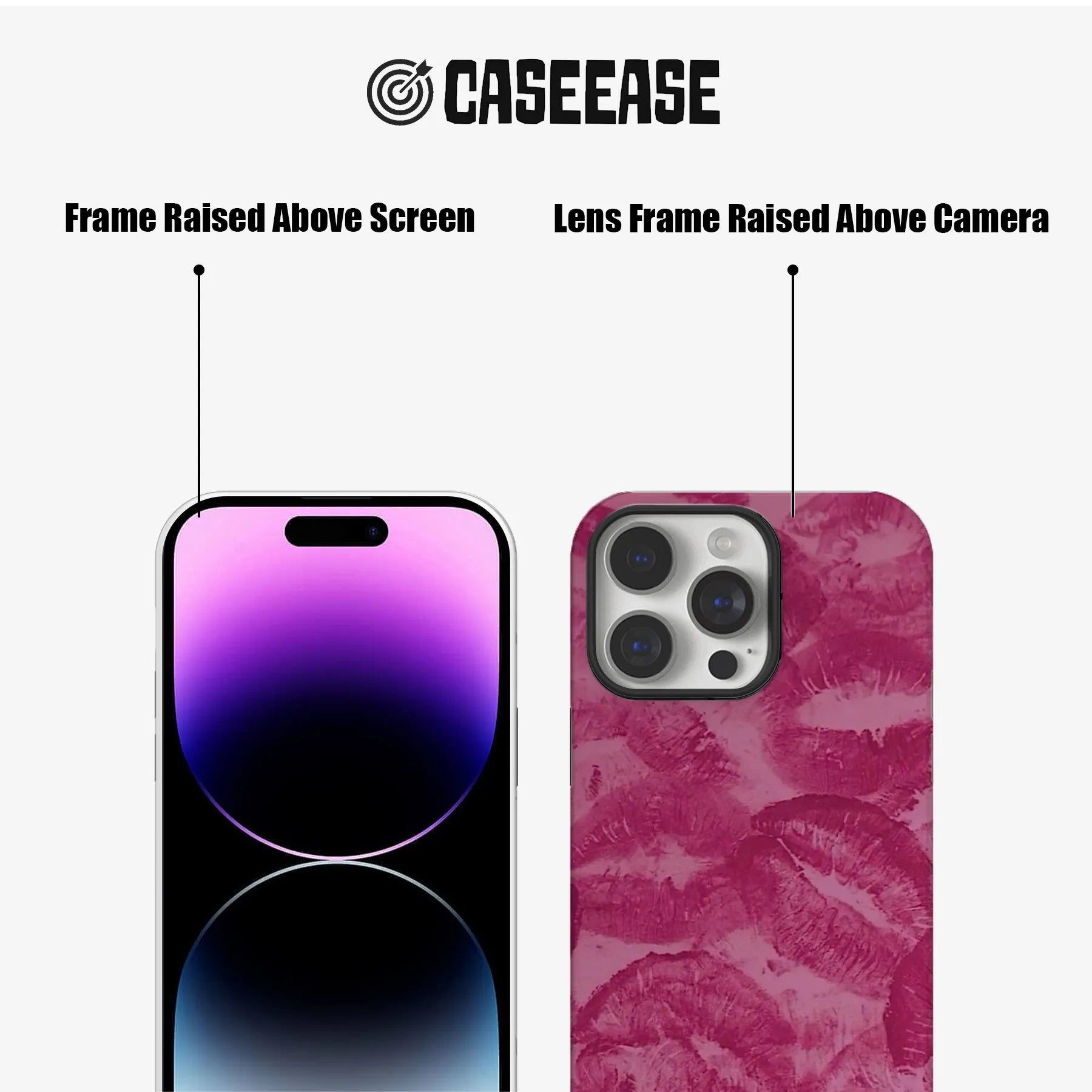 Kiss Mark Phone Case - Stylish and Fun Protection