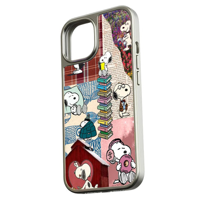 Snoopy Collage Phone Case - Vintage Cartoon Design