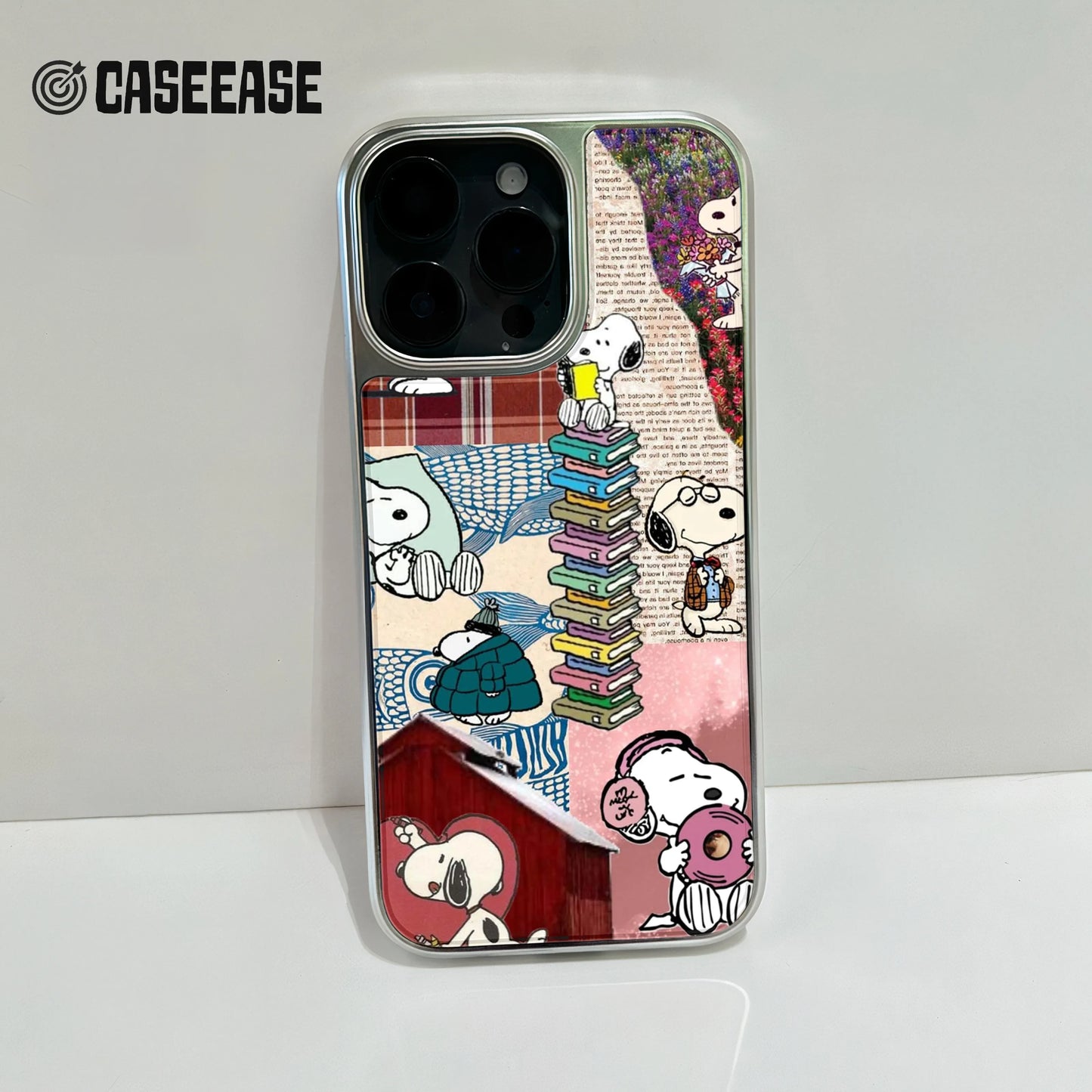 Snoopy Collage Phone Case - Vintage Cartoon Design