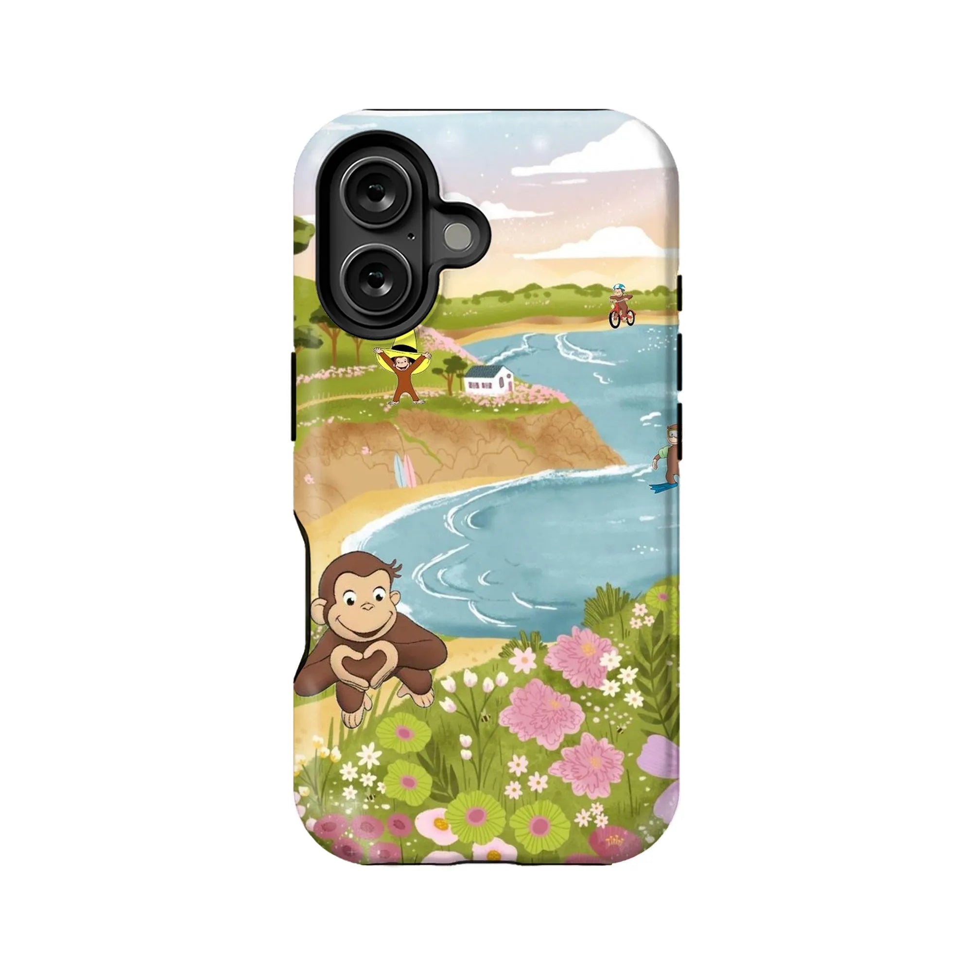 Playful Curious George Phone Case