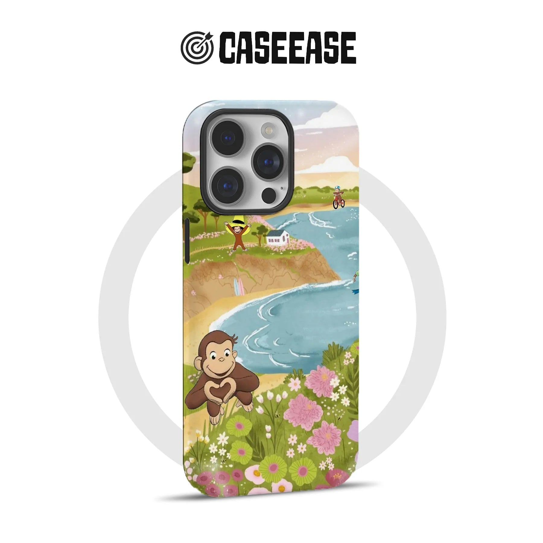 Playful Curious George Phone Case