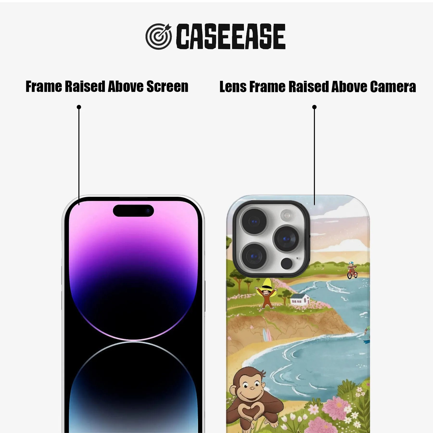 Playful Curious George Phone Case